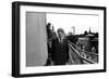Jorge Luis Borges on His House Terrace-Mario de Biasi-Framed Giclee Print