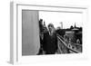 Jorge Luis Borges on His House Terrace-Mario de Biasi-Framed Premium Giclee Print