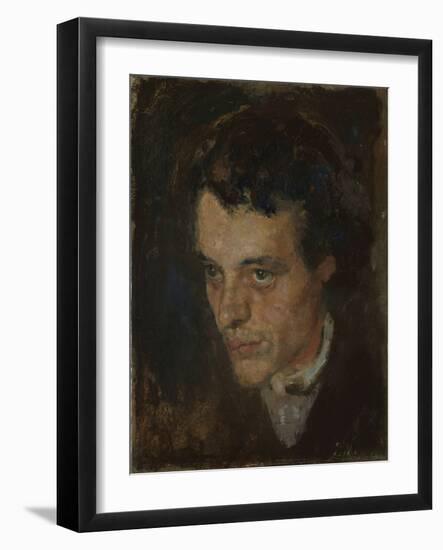 Jorgen Sorensen, 1885 (Oil on Canvas)-Edvard Munch-Framed Giclee Print