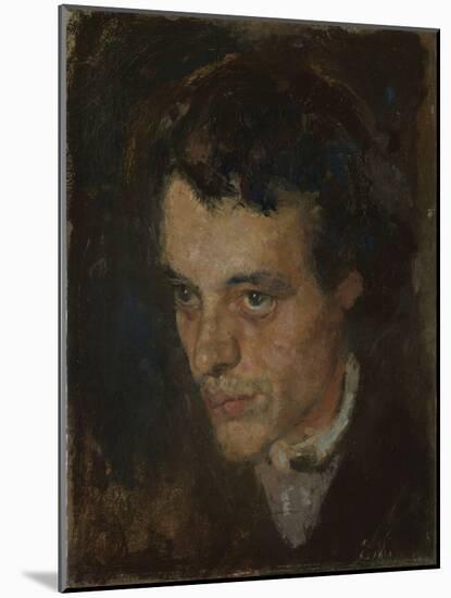 Jorgen Sorensen, 1885 (Oil on Canvas)-Edvard Munch-Mounted Giclee Print