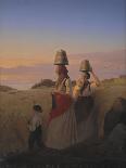 Rural Scene, 1848-Jorgen Valentin Sonne-Framed Giclee Print