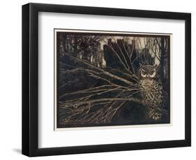 Jorinda as Owl-Arthur Rackham-Framed Photographic Print