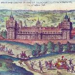 Arrival of Queen Elizabeth I at Nonsuch Palace, 1598 (Detail)-Joris Hoefnagel-Giclee Print