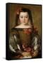 José Antolínez / 'Portrait of a Girl', ca. 1660, Spanish School, Canvas, 58 cm x 46 cm, P01227.-JOSE ANTOLINEZ-Framed Stretched Canvas