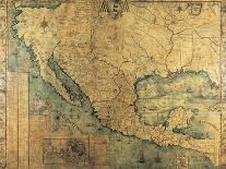 Map of Nueva Espana-Jose Antonio Alzate-Framed Art Print