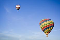 A Pair of Hot Balloons in the Air.-Jose AS Reyes-Framed Photographic Print