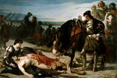 King Ramiro II Ordering Beheading of Disobedient Nobles-Jose Casado Del Alisal-Art Print