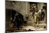 José Casado del Alisal / 'The Legend of the Monk King', 1880, Spanish School, Oil on canvas, 356...-Jose Casado del Alisal-Mounted Poster