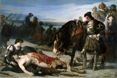 King Ramiro II Ordering Beheading of Disobedient Nobles-Jose Casado Del Alisal-Art Print