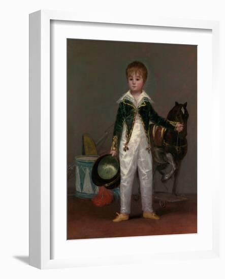 José Costa y Bonells (died 1870), Called Pepito, c.1810-Francisco de Goya-Framed Giclee Print