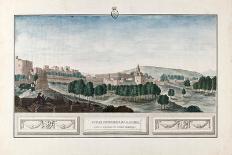 View of the Alhambra in Granada-José de Hermosilla-Framed Stretched Canvas