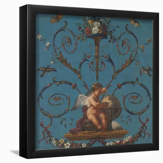 José del Castillo / 'Allegory of Astronomy'. Ca. 1775. Oil on canvas.-JOSE DEL CASTILLO-Framed Poster