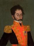 Portrait of Simón Bolívar, C. 1823-José Gil de Castro-Framed Premium Giclee Print