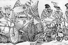 Mexico - Dia de los Muertos (Day of the Dead) - Dancing Skeletons-Jose Guadalupe Posada-Art Print