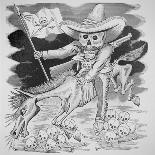 Calavera Huertista, c.1910-Jose Guadalupe Posada-Giclee Print