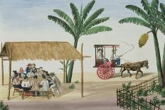 A Game of Panguingui, from 'The Flebus Album of Views in and around Manila', C.1845-Jose Honorato Lozano-Giclee Print