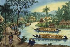 Manila and it's Environs: Mestizos Going to the Fiesta-Jose Honorato Lozano-Giclee Print