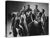 Jose Limon Standing in a Circle with Doris Humphrey and Other Members of His Troupe-Gjon Mili-Stretched Canvas