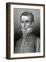 Jose Manso Y Sola (1785-1863). General and Captain General of the Royal Army of Fernando VII and El-Juan Serra y Pausas-Framed Giclee Print