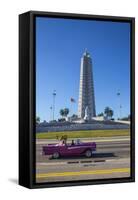 Jose Marti Memorial, Plaza De La Revolucion, Vedado, Havana, Cuba-Jon Arnold-Framed Stretched Canvas