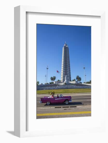 Jose Marti Memorial, Plaza De La Revolucion, Vedado, Havana, Cuba-Jon Arnold-Framed Photographic Print