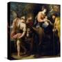 José Moreno / 'Flight into Egypt', ca. 1670, Spanish School, Canvas, 209 cm x 250 cm, P02872.-Jose Moreno-Stretched Canvas