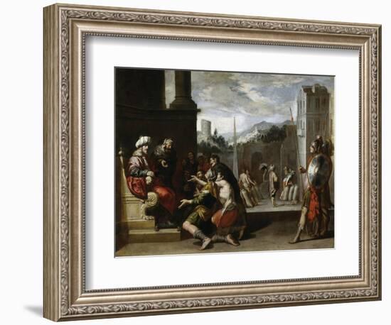 José Ordena La Prisión De Simeón, 1655-1660-Antonio Del Castillo Saavedra-Framed Giclee Print