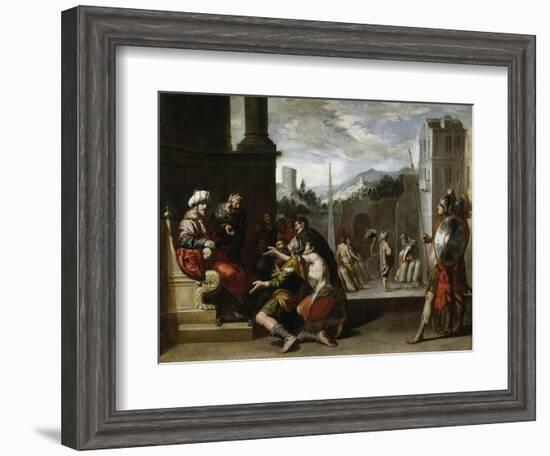 José Ordena La Prisión De Simeón, 1655-1660-Antonio Del Castillo Saavedra-Framed Giclee Print