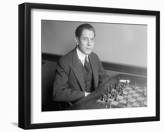 José Raúl Capablanca Y Graupera, 1915-null-Framed Premium Photographic Print