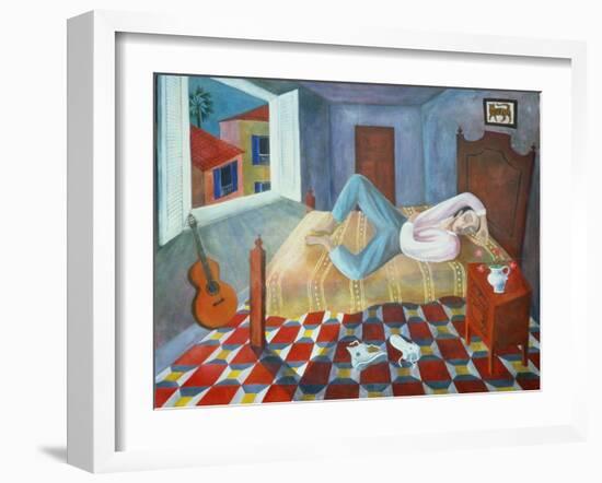 Jose's Dream, 1990-Lucy Raverat-Framed Giclee Print