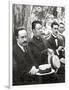 Jose Vasconcelos and Diego Rivera during an Outdoor Event at Chapultepec Park, Mexico City, 1921 (B-Tina Modotti-Framed Giclee Print