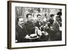 Jose Vasconcelos and Diego Rivera During an Outdoor Event at Chapultepec Park, Mexico City, 1921-Tina Modotti-Framed Giclee Print