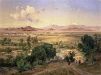 Landscape in Carneiros, Paisaje Con Carneiros-Jose Velasco-Giclee Print