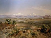 View of Mexico valley, 1901-Jose Velasco-Mounted Giclee Print