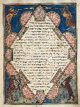 Animal Musicians from Jewish Cervera Bible-Josef Asarfati-Art Print