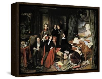 Liszt at the Piano Prints - Josef Danhauser | AllPosters.com