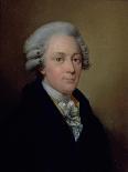 Portrait of the Composer Wolfgang Amadeus Mozart (1759-91)-Josef Grassi-Stretched Canvas