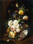 Still Life with Assorted Flowers-Josef Holstayn-Framed Premium Giclee Print