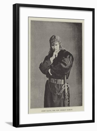 Josef Kainz, the New German Hamlet-null-Framed Giclee Print
