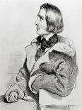 Franz Liszt Hungarian pianist-Josef Kriehuber-Giclee Print