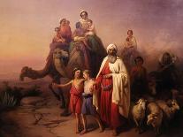 The Departure of Abraham, 1850-Josef Molnar-Stretched Canvas