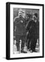 Josef Stalin and Mikhail Kalinin, Soviet Leaders, 1930S-null-Framed Giclee Print