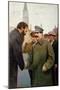 Josef Stalin and the Geophysicist Otto Y Schmidt, 1930S-Jakov Kalinichenko-Mounted Giclee Print