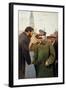 Josef Stalin and the Geophysicist Otto Y Schmidt, 1930S-Jakov Kalinichenko-Framed Giclee Print