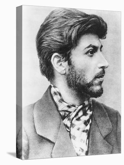 Josef Stalin as a Young Revolutionary-null-Stretched Canvas