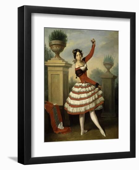 Josefa Vargas, 1840-Antonio Maria Esquivel-Framed Giclee Print