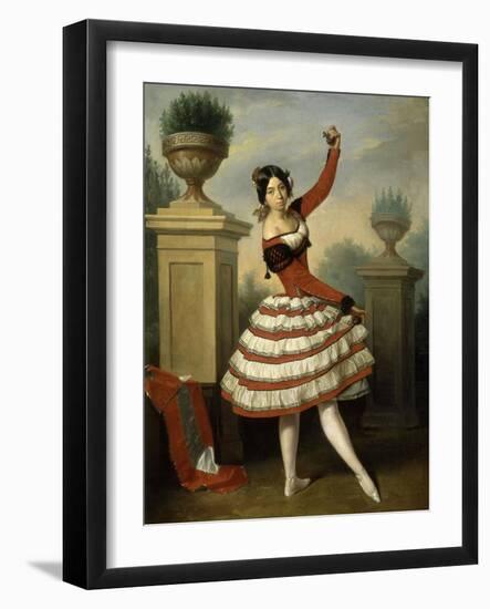 Josefa Vargas, 1840-Antonio Maria Esquivel-Framed Giclee Print