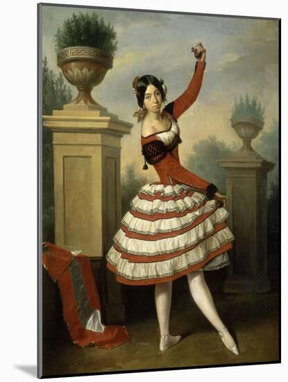 Josefa Vargas, 1840-Antonio Maria Esquivel-Mounted Giclee Print