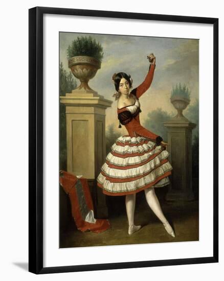 Josefa Vargas, 1840-Antonio Maria Esquivel-Framed Giclee Print