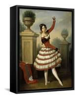 Josefa Vargas, 1840-Antonio Maria Esquivel-Framed Stretched Canvas